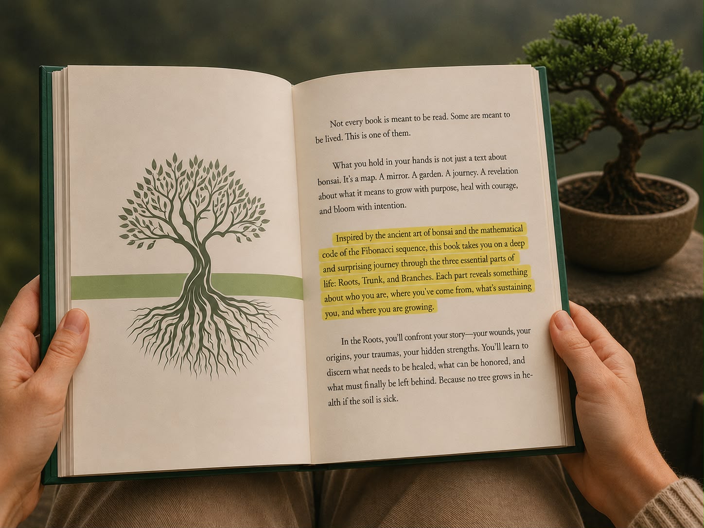 Take Care of Your Soul open book in English